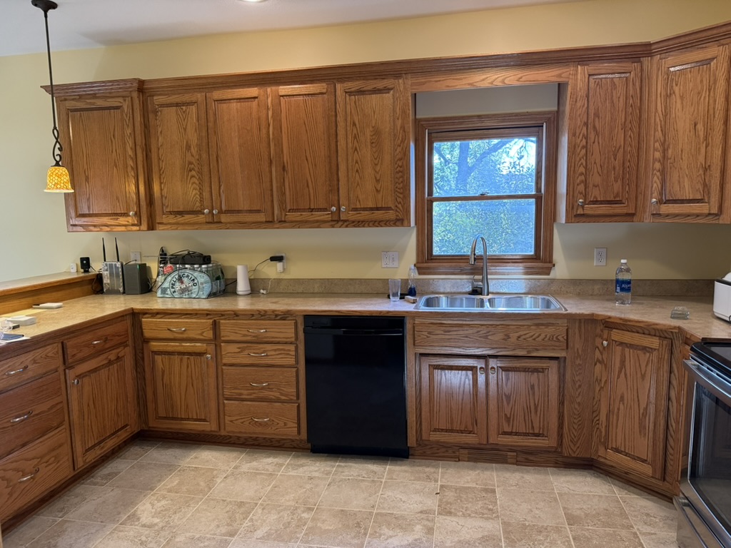 Renovated kitchen after rebuild