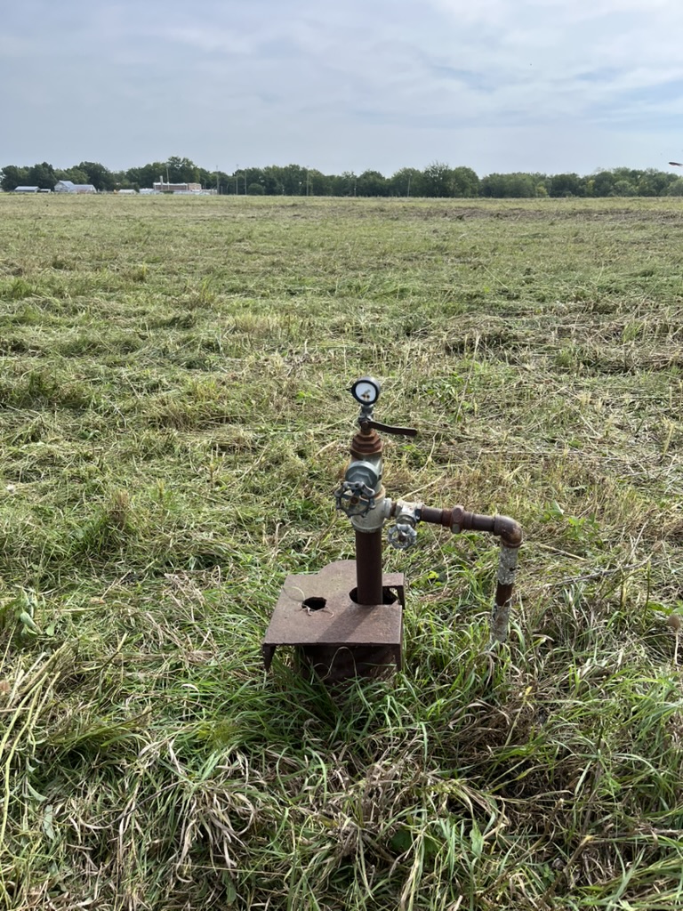 Old gas well on the property